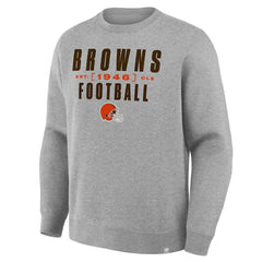 Cleveland Browns Powerful Throw Legacy Pullover Sweatshirt - Heather Gray online