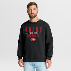 San Francisco 49ers Powerful Throw Legacy Pullover Sweatshirt - Black for sale