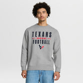 Houston Texans Powerful Throw Legacy Pullover Sweatshirt - Heather Gray online