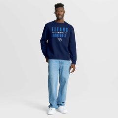 Tennessee Titans Powerful Throw Legacy Pullover Sweatshirt - Navy sale
