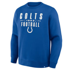 Indianapolis Colts Powerful Throw Legacy Pullover Sweatshirt - Royal on sale