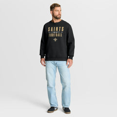 New Orleans Saints Powerful Throw Legacy Pullover Sweatshirt - Black online