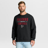 Atlanta Falcons Powerful Throw Legacy Pullover Sweatshirt - Black cheap