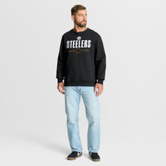 Pittsburgh Steelers Direct Handoff Legacy Pullover Sweatshirt - Black outlet