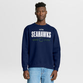 Seattle Seahawks Direct Handoff Legacy Pullover Sweatshirt - College Navy on sale