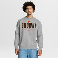 Cleveland Browns Direct Handoff Legacy Pullover Sweatshirt - Heather Gray for sale