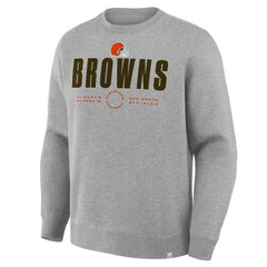 Cleveland Browns Direct Handoff Legacy Pullover Sweatshirt - Heather Gray for sale