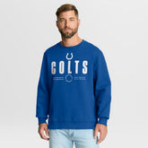 Indianapolis Colts Direct Handoff Legacy Pullover Sweatshirt - Royal on sale