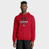 San Francisco 49ers Right Tackle Legacy Pullover Hoodie - Scarlet online