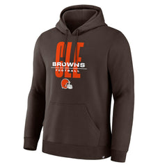Cleveland Browns Right Tackle Legacy Pullover Hoodie - Brown on sale