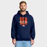 Denver Broncos Right Tackle Legacy Pullover Hoodie - Navy outlet