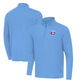 Minnesota Twins Antigua Intent Quarter-Zip Top Powder Blue