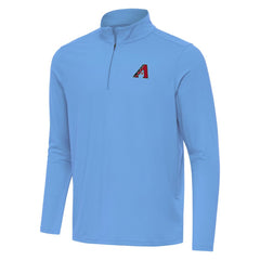 Arizona Diamondbacks Antigua Intent Quarter-Zip Top Powder Blue