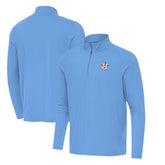 Houston Astros Antigua Intent Quarter-Zip Top Powder Blue