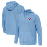 Toronto Blue Jays Antigua Cloud Pullover Hoodie Heather Powder Blue