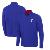 Texas Rangers Antigua Content Quarter-Zip Top Royal