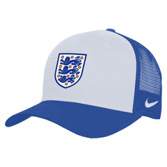 England National Team Unisex Rise Adjustable Trucker Hat - White/Blue outlet