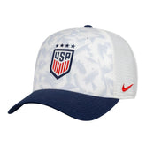 USWNT Unisex Rise Printed Trucker Adjustable Hat - White cheap
