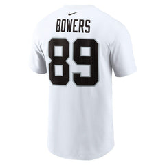 Brock Bowers Las Vegas Raiders Name & Number T-Shirt - White for sale