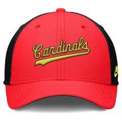 St. Louis Cardinals Neon 90s Rise SwooshFlex Hat Crimson/Black