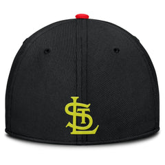 St. Louis Cardinals Neon 90s Rise SwooshFlex Hat Crimson/Black