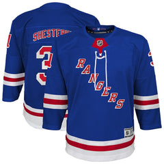 Igor Shesterkin New York Rangers Youth Home Premier Player Jersey - Blue Jerseys