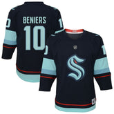 Matty Beniers Seattle Kraken Youth Alternate Replica Player Jersey - Navy Jerseys