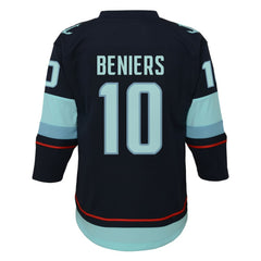 Matty Beniers Seattle Kraken Youth Alternate Replica Player Jersey - Navy Jerseys