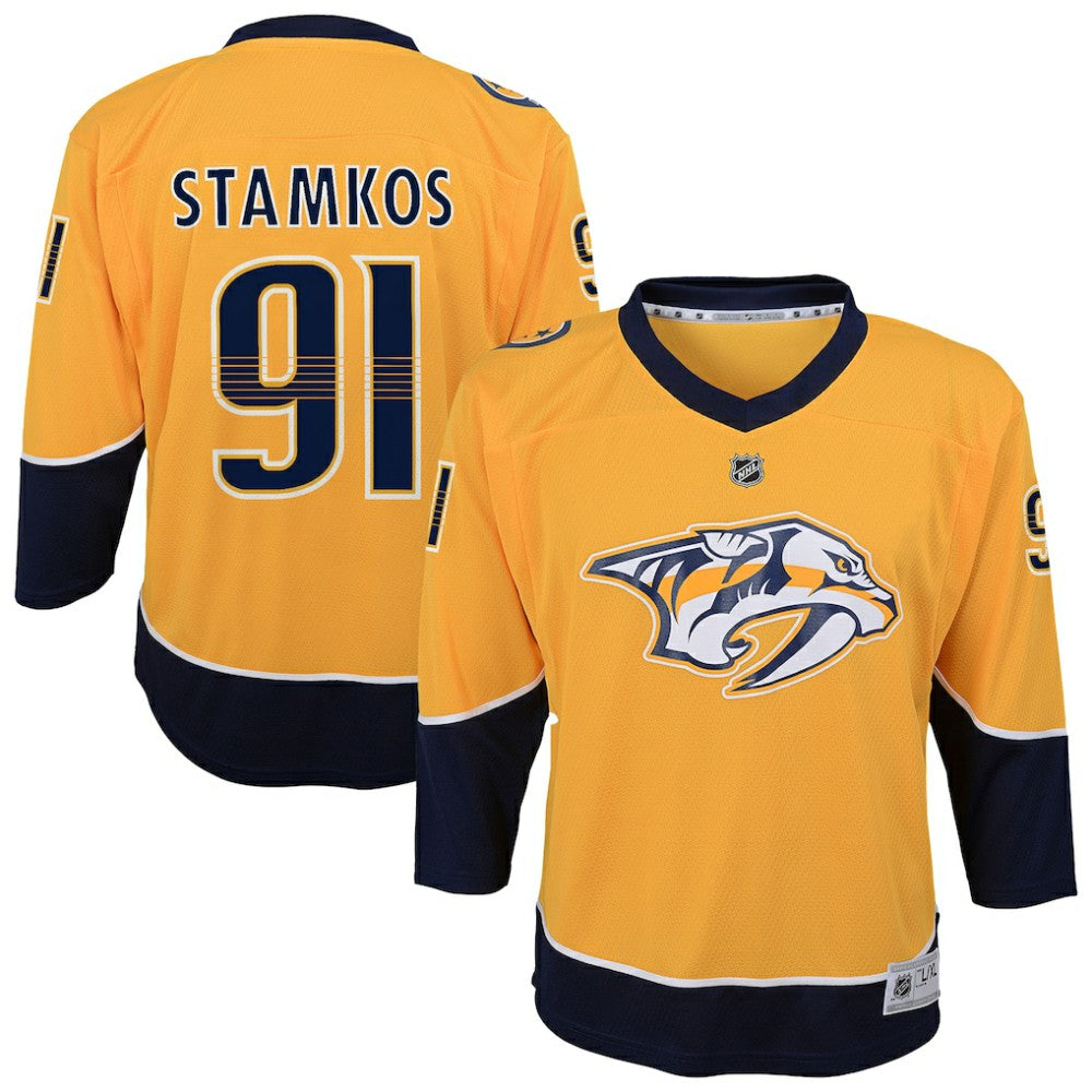 Steven Stamkos Nashville Predators Youth Alternate Replica Player Jersey - Gold Jerseys