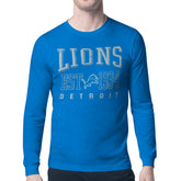 Detroit Lions Starter Retro Team Logo Long Sleeve T-Shirt - Blue cheap