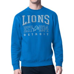 Detroit Lions Starter Retro Team Logo Pullover Sweatshirt - Royal outlet