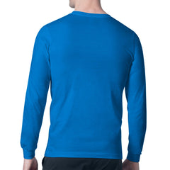 Detroit Lions Starter Four Team Name Retro Logo Long Sleeve T-Shirt - Blue discount