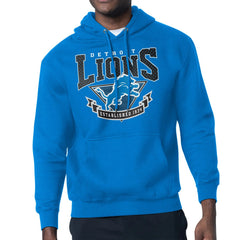 Detroit Lions Starter ‘80s Inspired Pullover Hoodie - Blue outlet