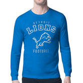 Detroit Lions Starter City Team Logo Long Sleeve T-Shirt - Blue on sale