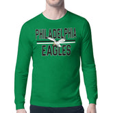 Philadelphia Eagles Starter Retro Team Logo Long Sleeve T-Shirt - Kelly Green online