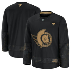 Ottawa Senators Fanatics 2024 Military Appreciation Practice Jersey - Black Jerseys