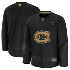 Montreal Canadiens Fanatics 2024 Military Appreciation Practice Jersey - Black Jerseys
