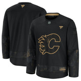 Calgary Flames Fanatics 2024 Military Appreciation Practice Jersey - Black Jerseys