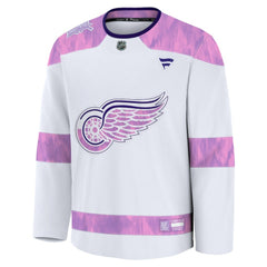 Detroit Red Wings Fanatics 2024 Hockey Fights Cancer Practice Jersey - White Jerseys