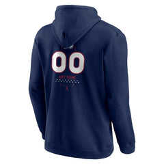 Colorado Avalanche Personalized Name & Number Midfielder Pullover Hoodie - Navy Hoodies