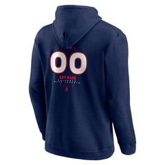 Columbus Blue Jackets Personalized Name & Number Midfielder Pullover Hoodie - Navy Hoodies