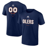 Edmonton Oilers Personalized Name & Number Midfielder T-Shirt - Navy T-shirts