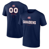 Montreal Canadiens Personalized Name & Number Midfielder T-Shirt - Navy T-shirts