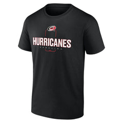 Carolina Hurricanes Personalized Name & Number Midfielder T-Shirt - Black T-shirts