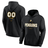 Pittsburgh Penguins Personalized Name & Number Midfielder Pullover Hoodie - Black Hoodies