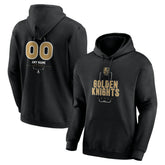 Vegas Golden Knights Personalized Name & Number Midfielder Pullover Hoodie - Black Hoodies