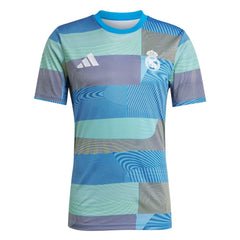 Real Madrid 2025/26 AEROREADY Pre-Match Top - Blue discount