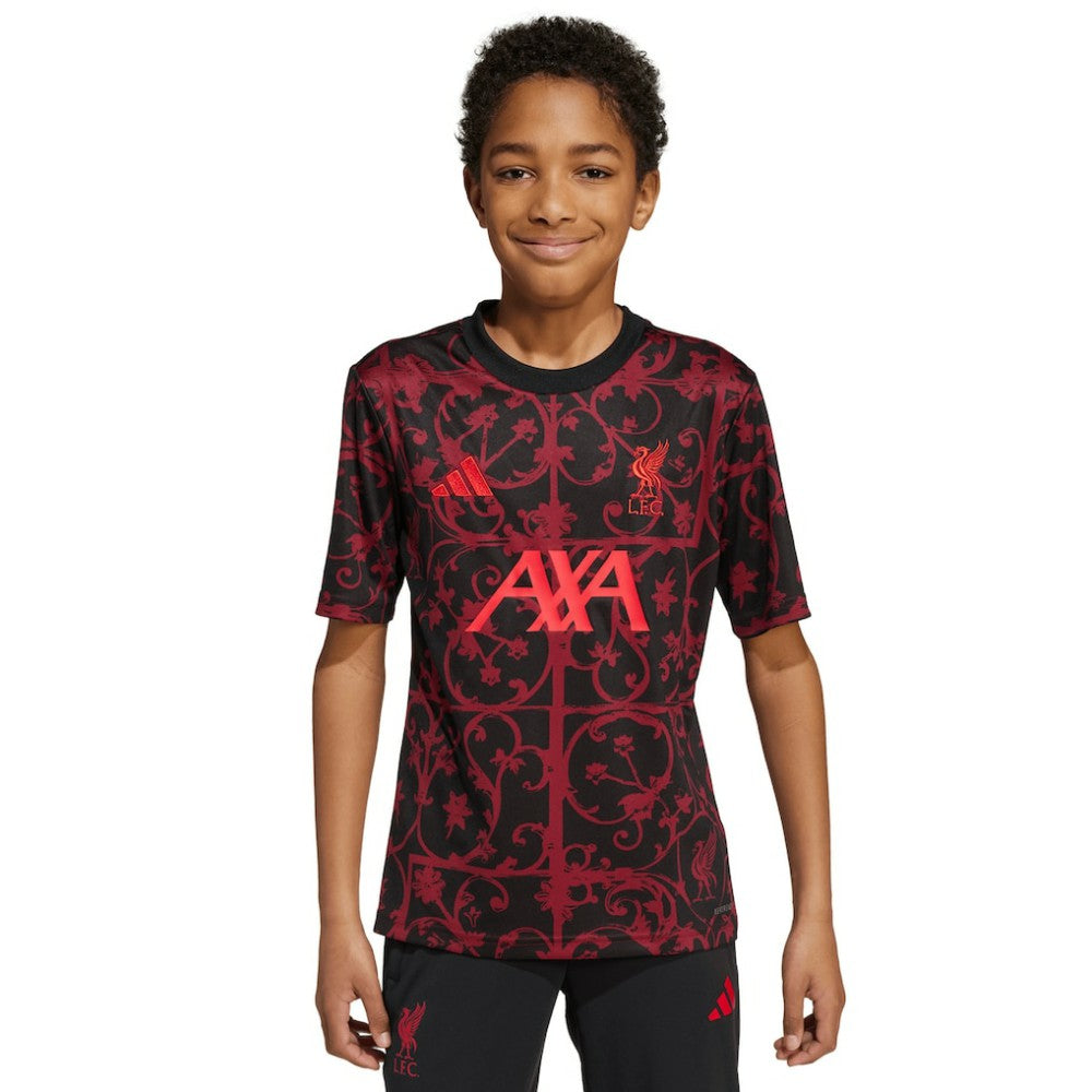 Liverpool Youth 2025/26 Pre-Match AEROREADY Top - Black online