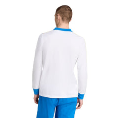 Real Madrid Terrace Icons Long Sleeve Polo - White discount