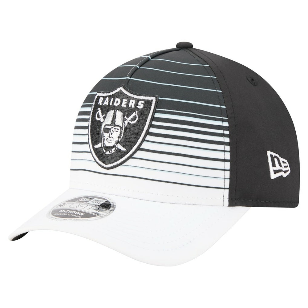 Las Vegas Raiders New Era Adventure Gradient 9FORTY M-Crown A-Frame Adjustable Hat - White/Black on sale